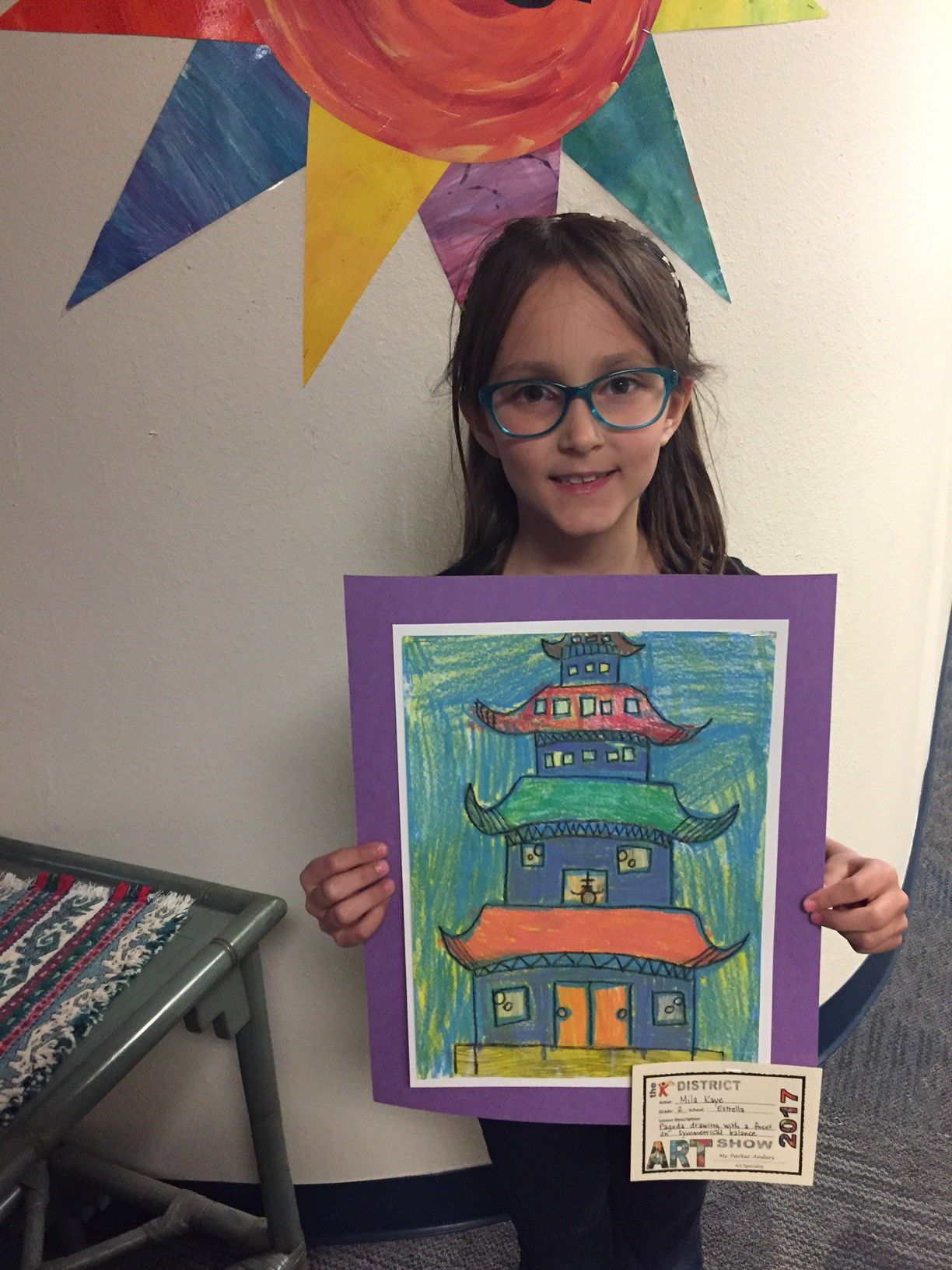 About 500 students who attend schools in Ahwatukee are showing their pieces.